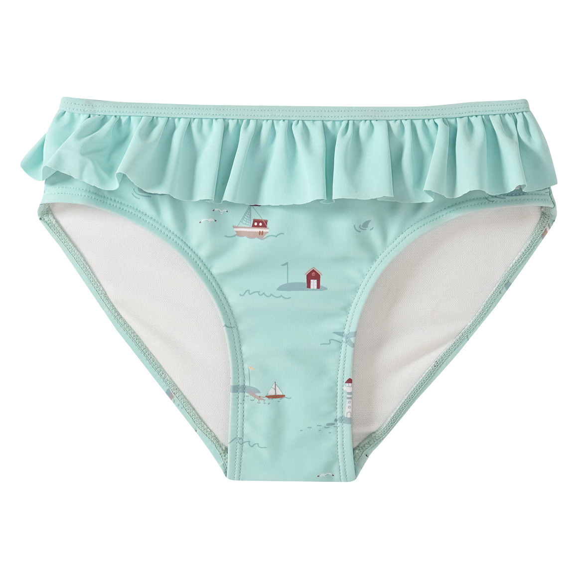 Mädchen Bikini mit Segelschiffen