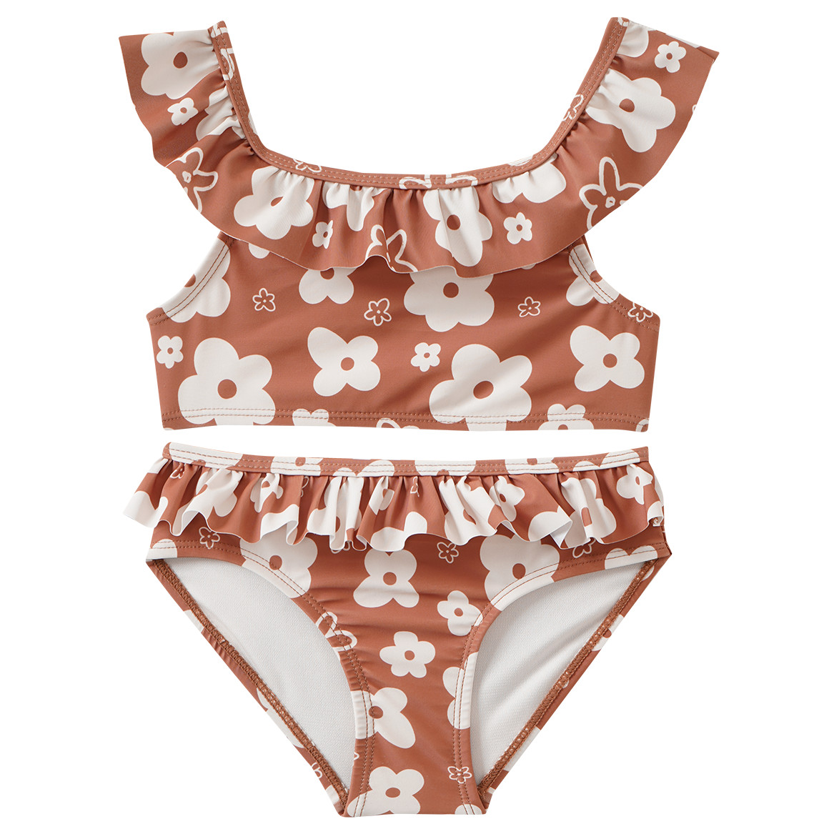 Mädchen Bikini mit Blumen-Allover