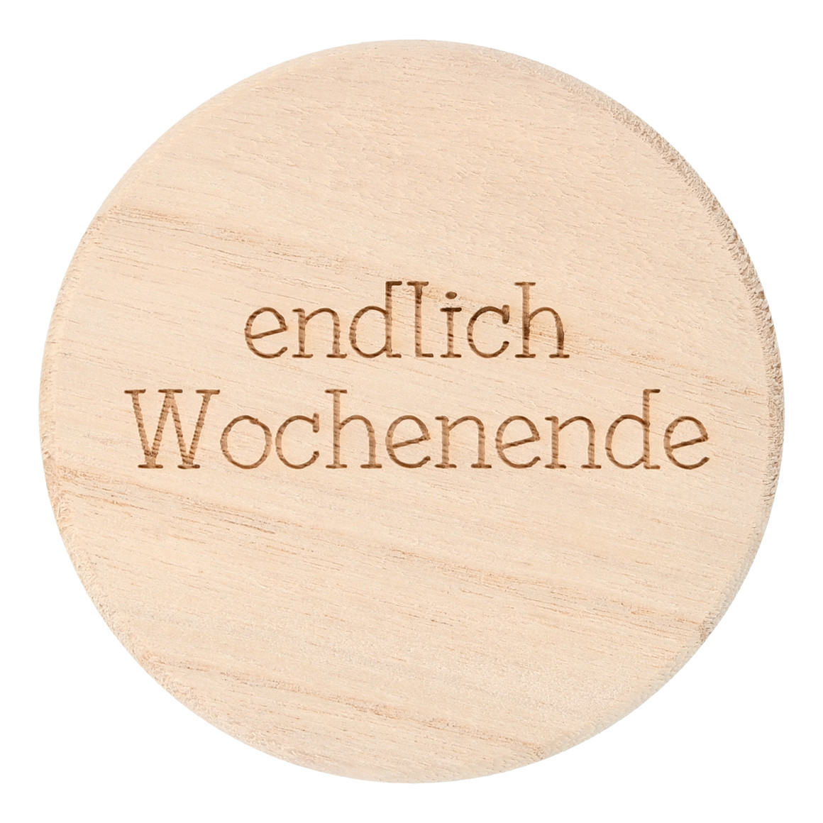 2 Untersetzer aus Holz