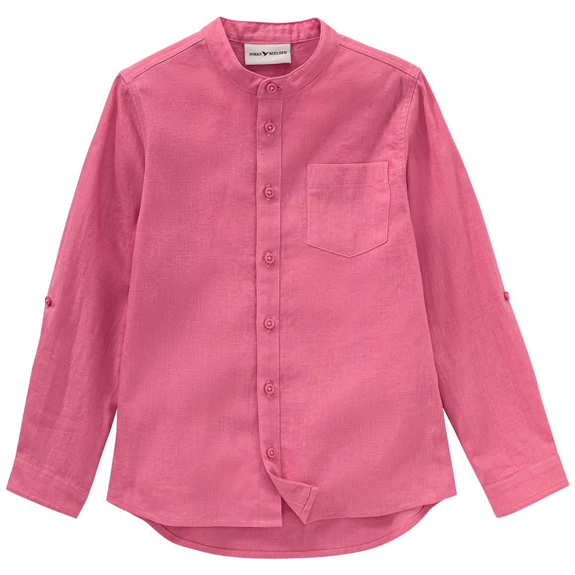 Jungen Leinen-Hemd mit Brusttasche