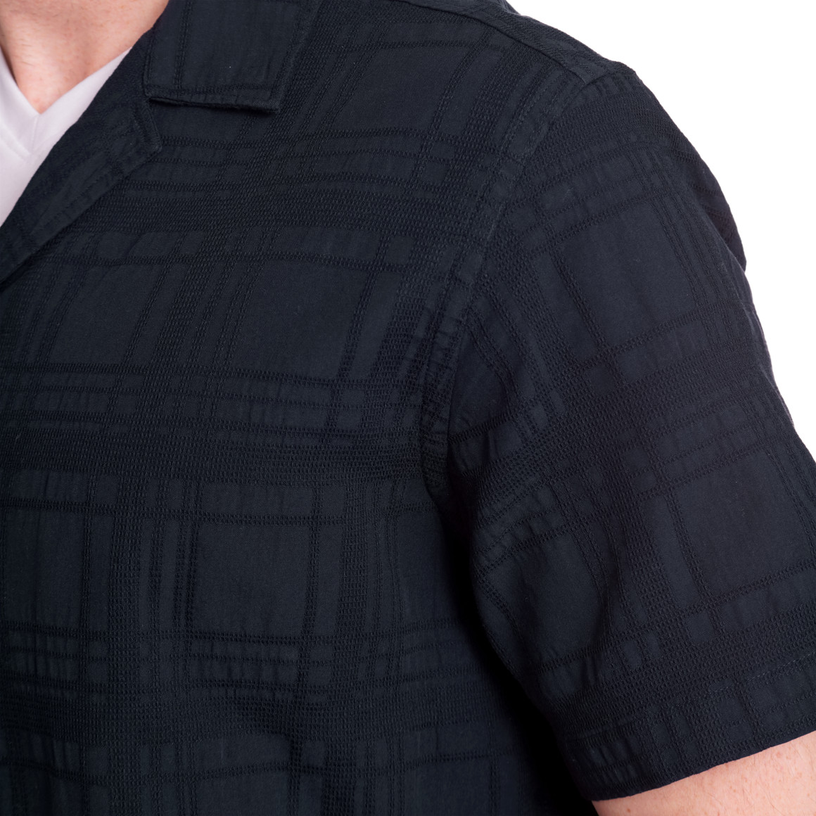 Herren Hemd mit Strukturmuster