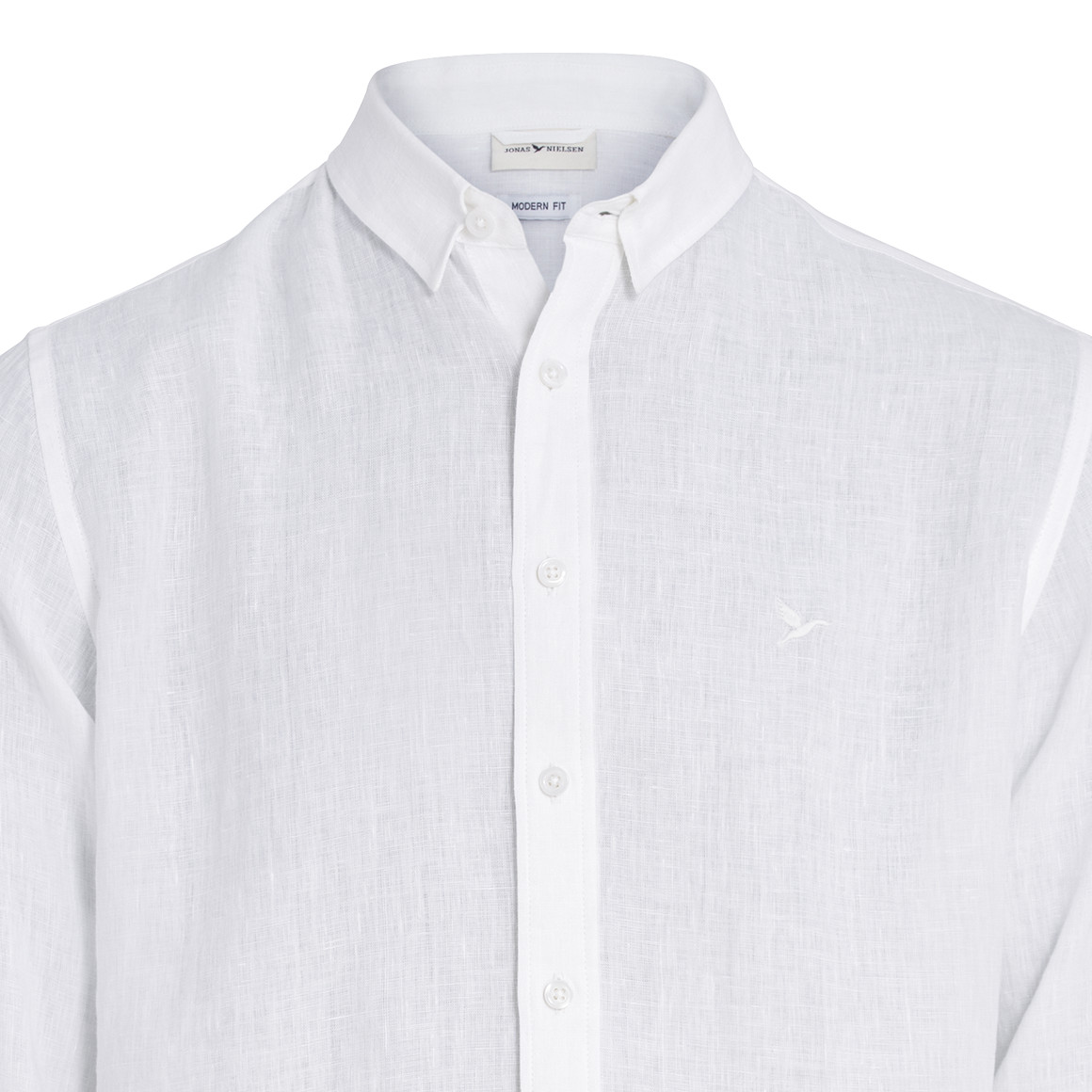 Herren Leinen-Hemd in Unifarben