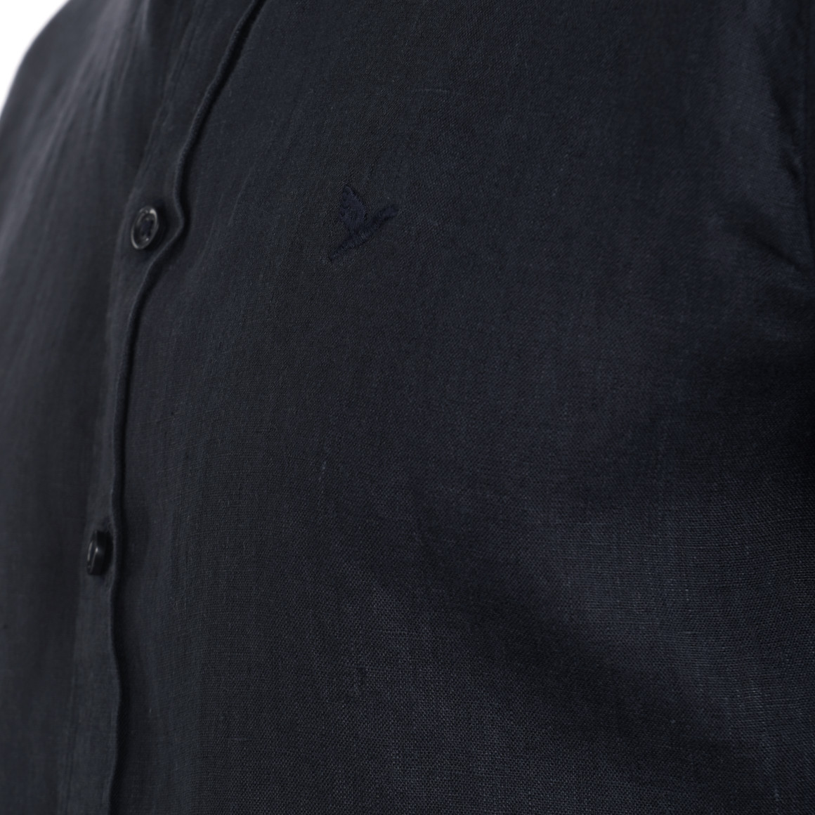 Herren Leinen-Hemd in Unifarben