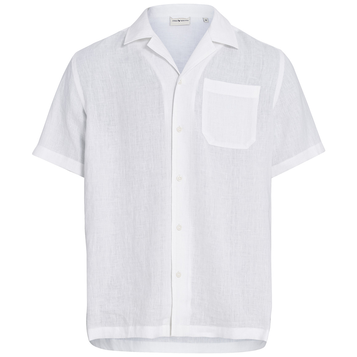 Herren Leinen-Hemd mit Brusttasche
