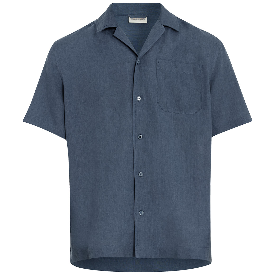 Herren Leinen-Hemd mit Brusttasche