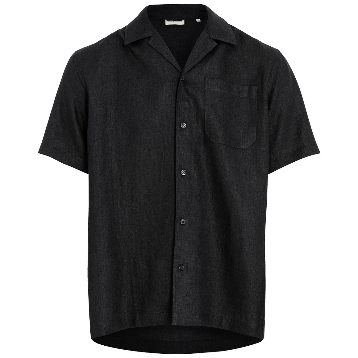 Herren Leinen-Hemd mit Brusttasche