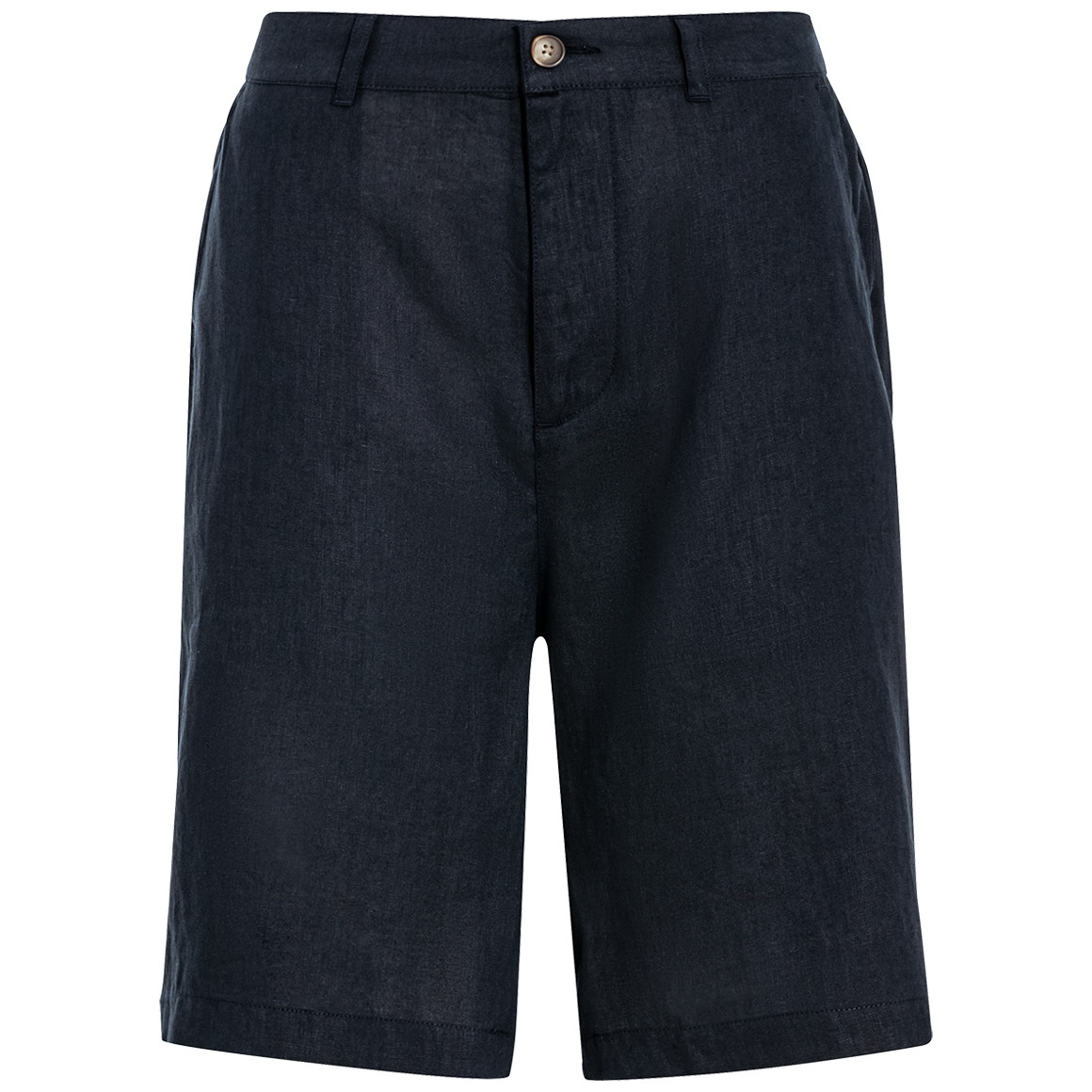 Herren Leinen-Shorts in Unifarben