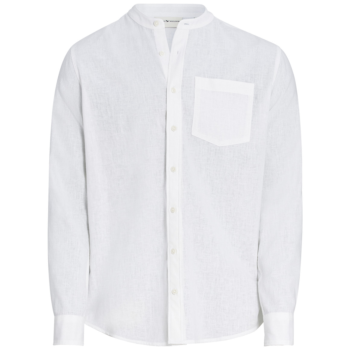 Herren Leinen-Hemd mit Brusttasche