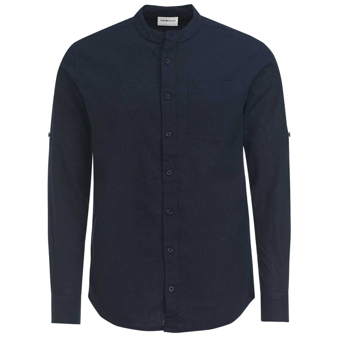 Herren Leinen-Hemd mit Brusttasche