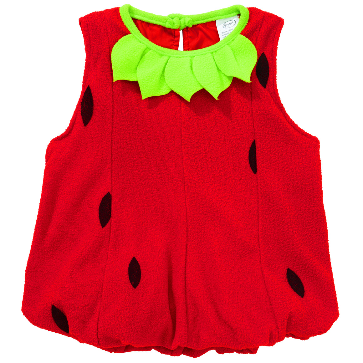 Kostüm-Set Erdbeere mit Haube