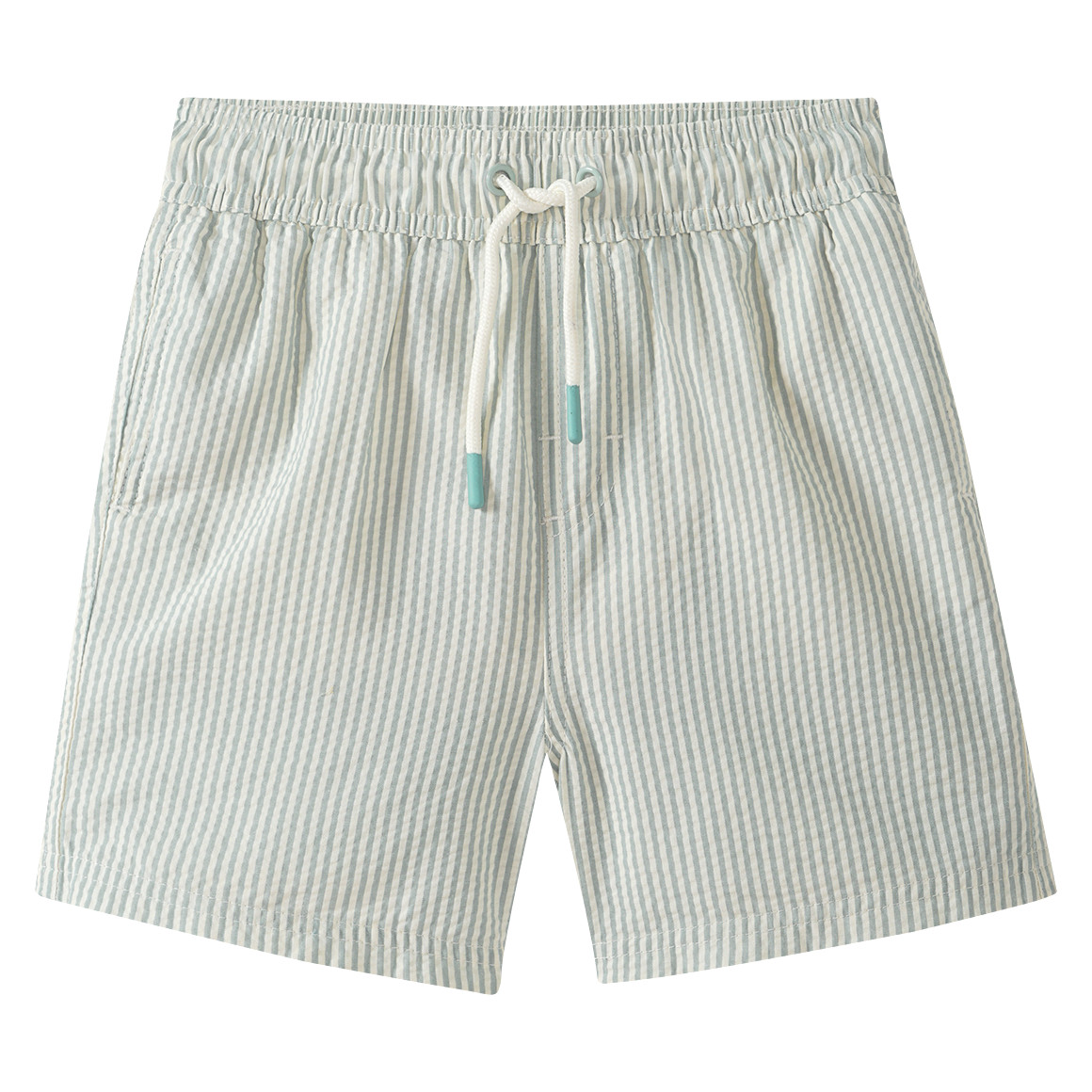 Jungen Badeshorts mit Seersucker-Streifen