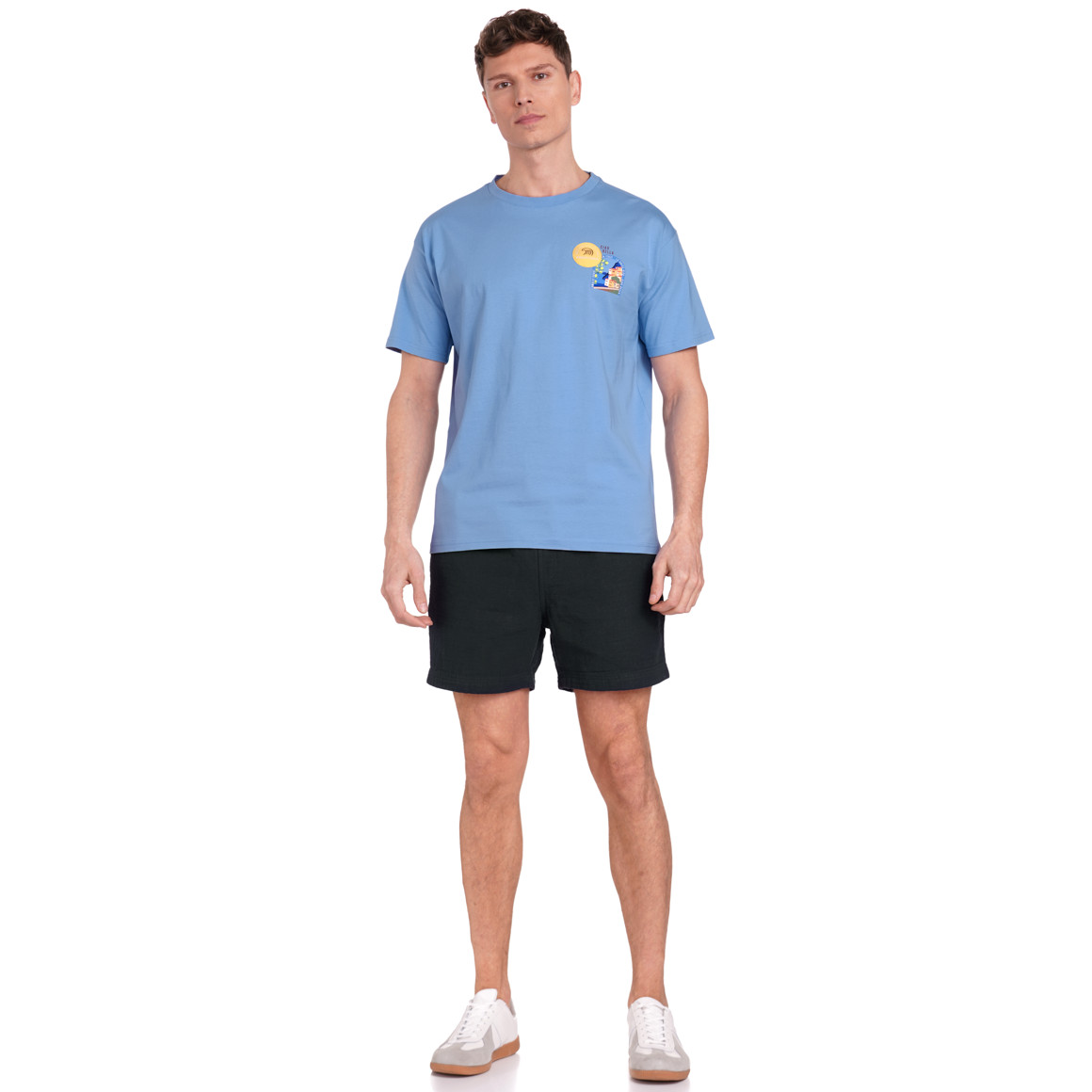 Heren Shorts in mousseline