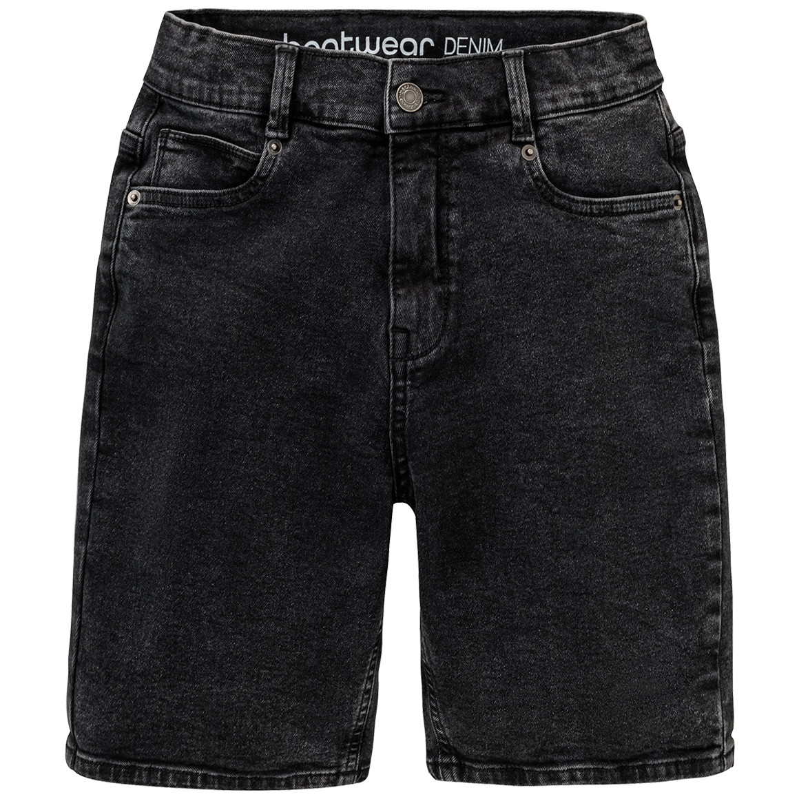 Jeansshorts voor jongens met verstelbare t...
