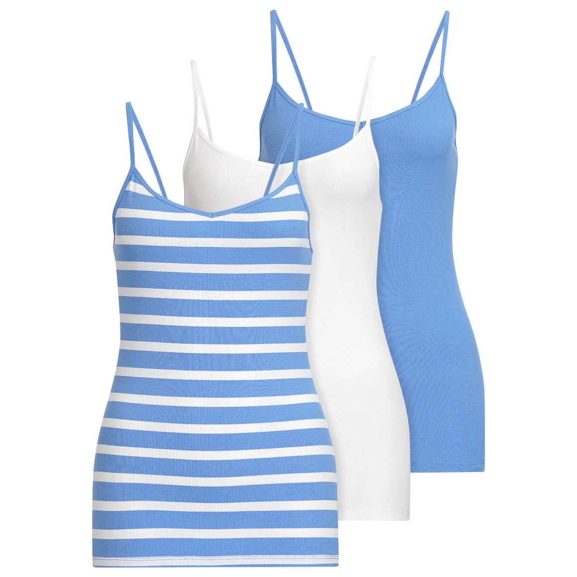 3 Damen Unterhemden im Set