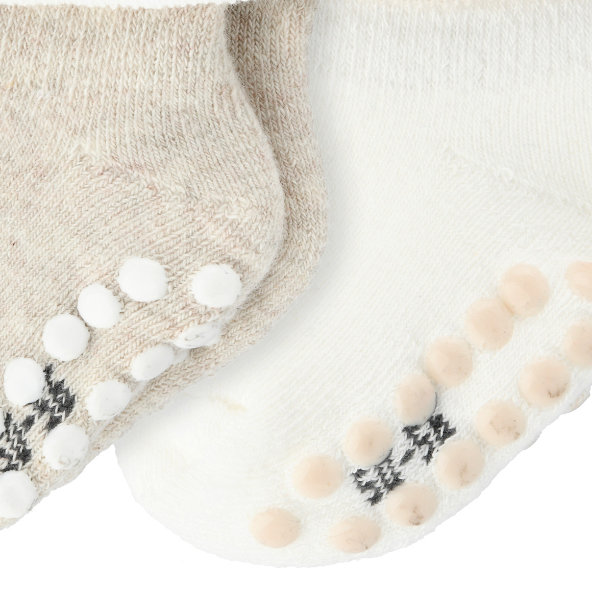 2 Paar Newborn Stoppersocken mit Umschlag