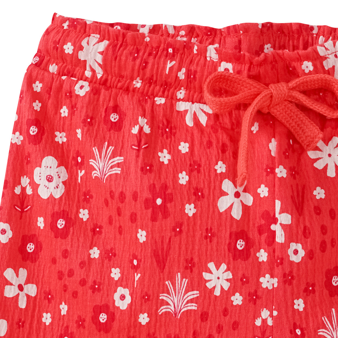 Mädchen Shorts mit Blumen-Allover