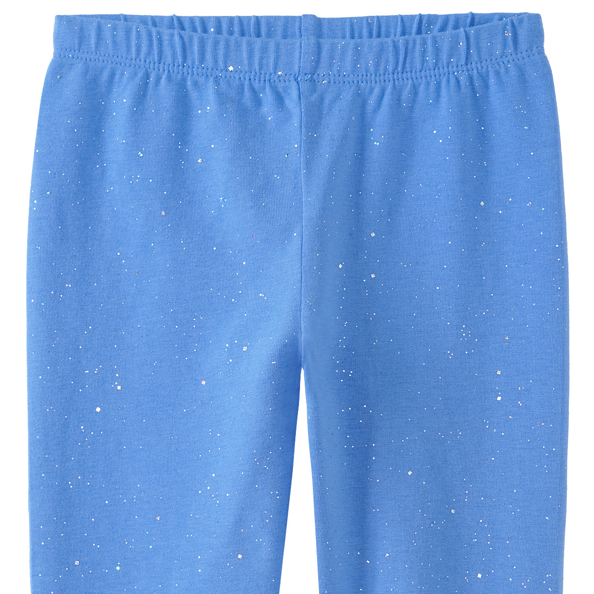 Mädchen Capri-Leggings mit Glitzer-Print