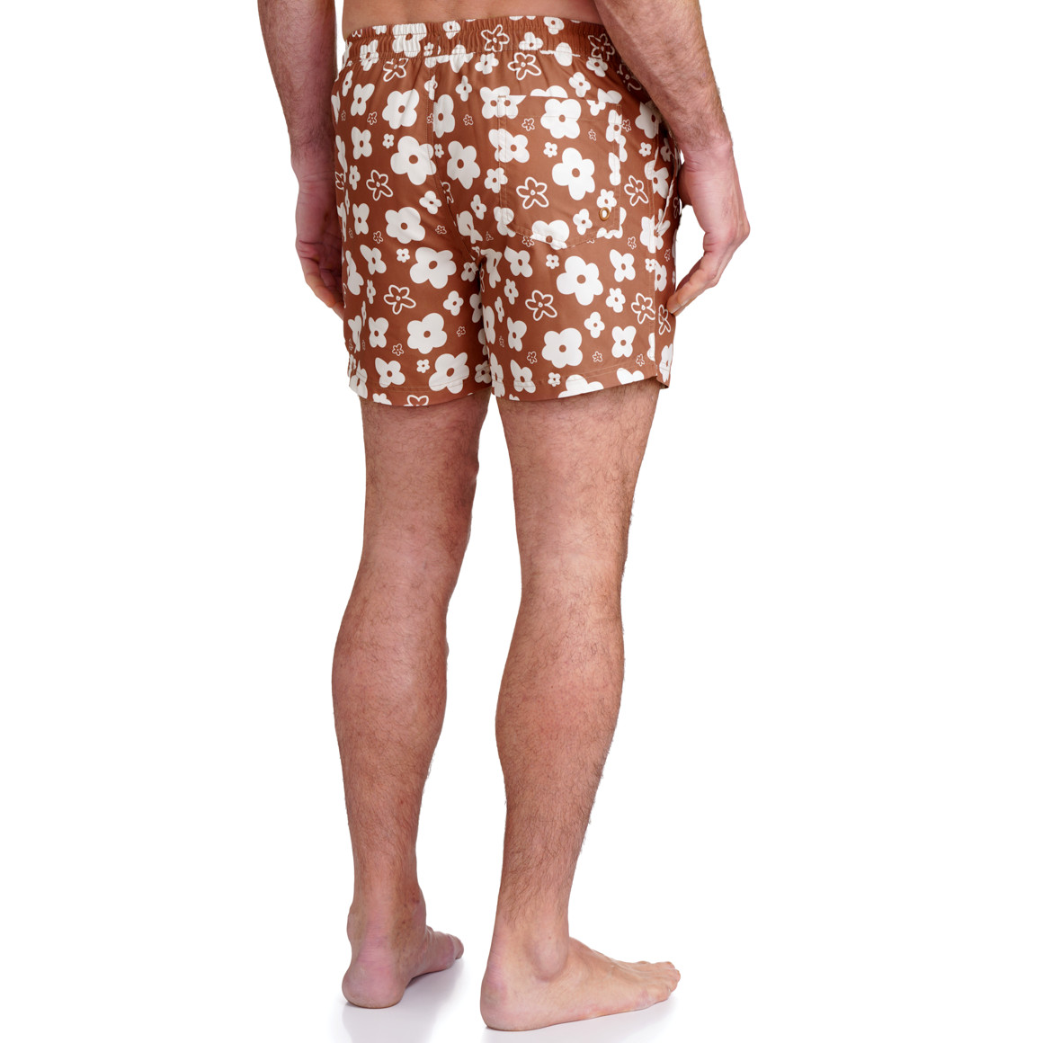Herren Badeshorts mit Blumen-Allover
