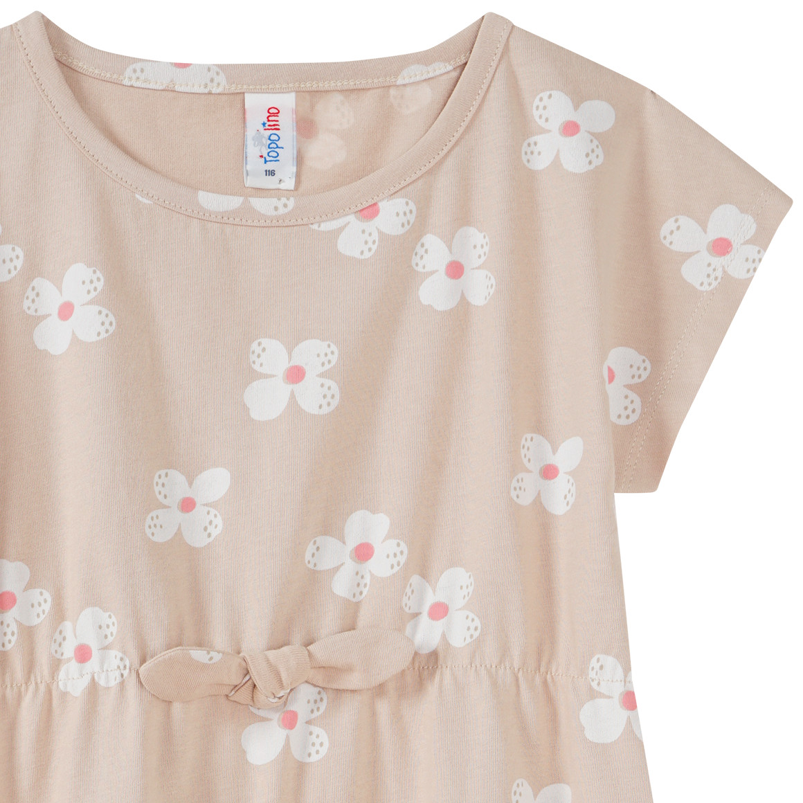 Mädchen Kleid mit Blumen-Print