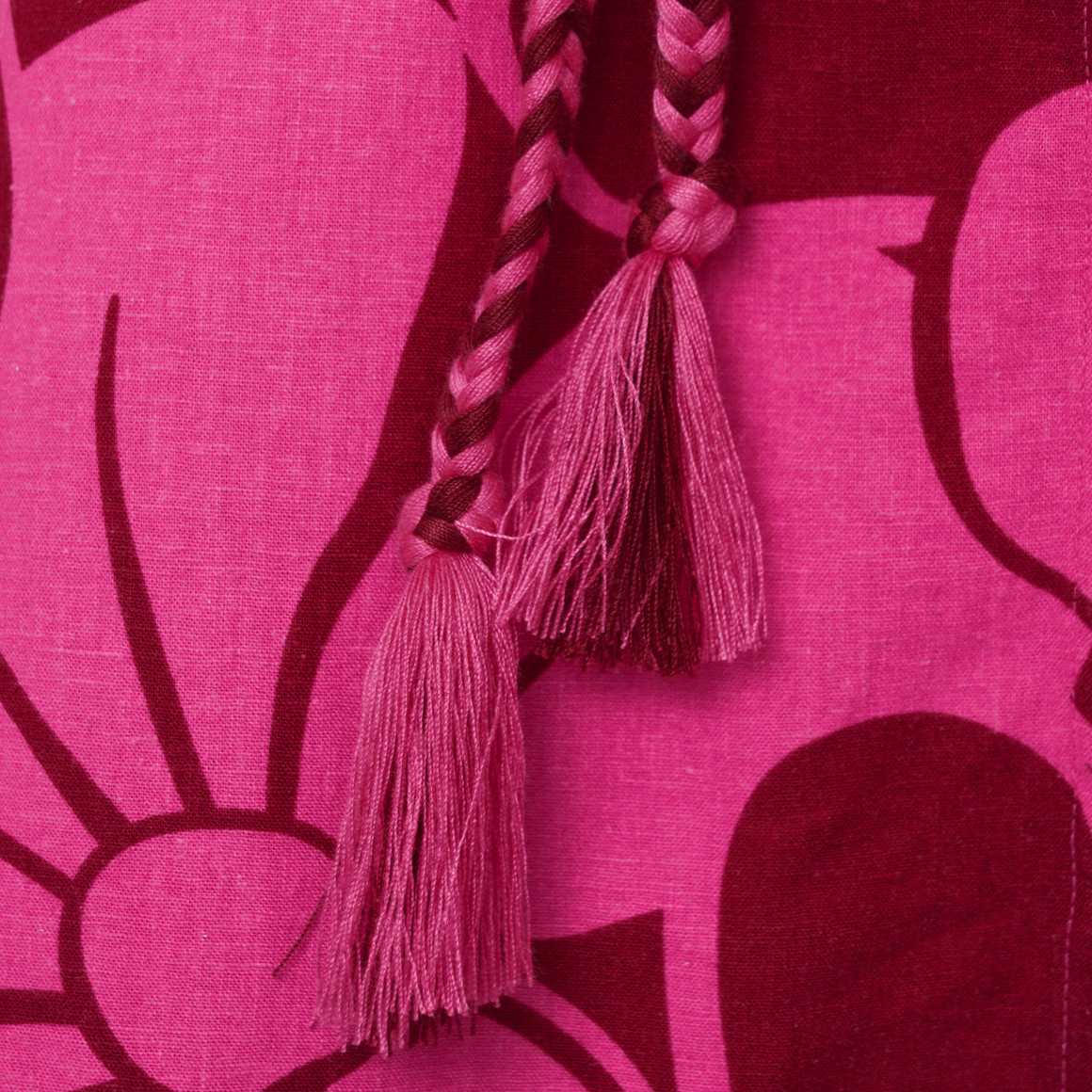 Damen Leinen-Hemdkleid mit Blumen-Allover