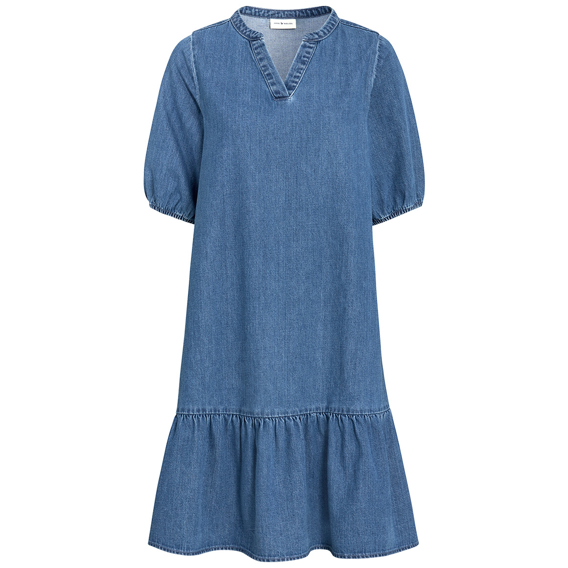 Damen Jeanskleid mit Volant