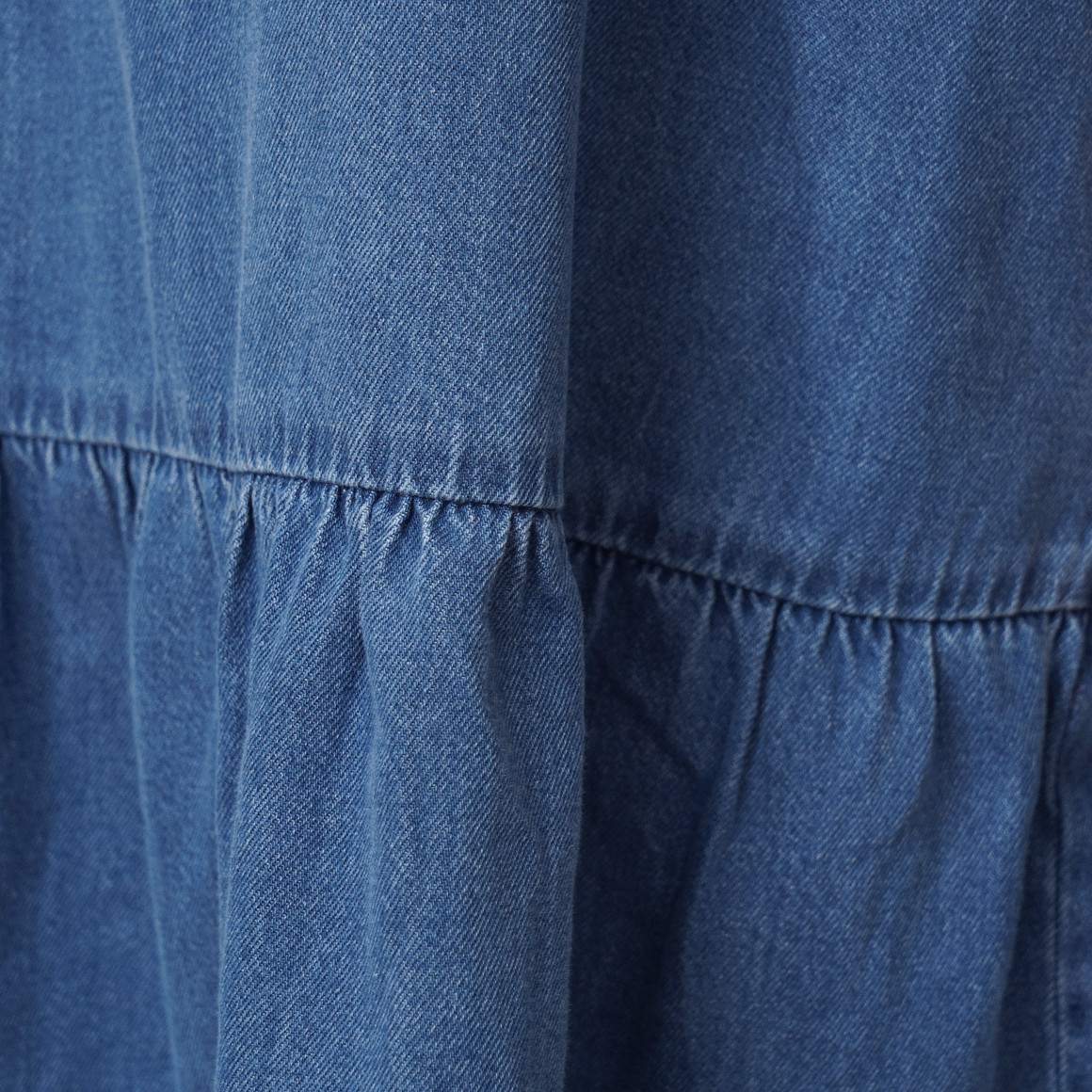 Damen Jeanskleid mit Volant