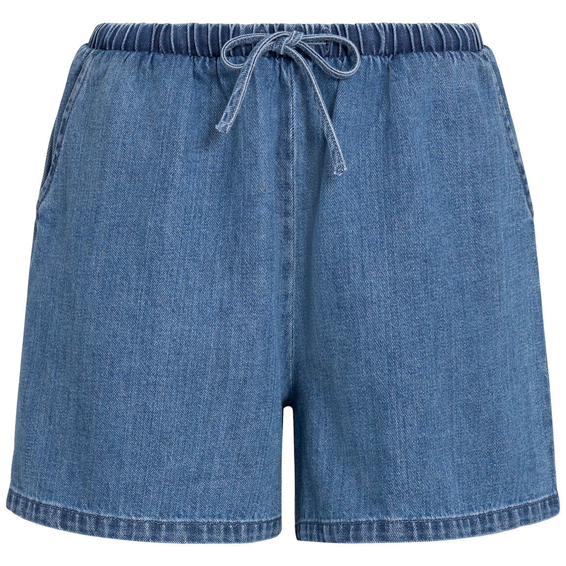 Damen Jeansshorts mit Tunnelzug