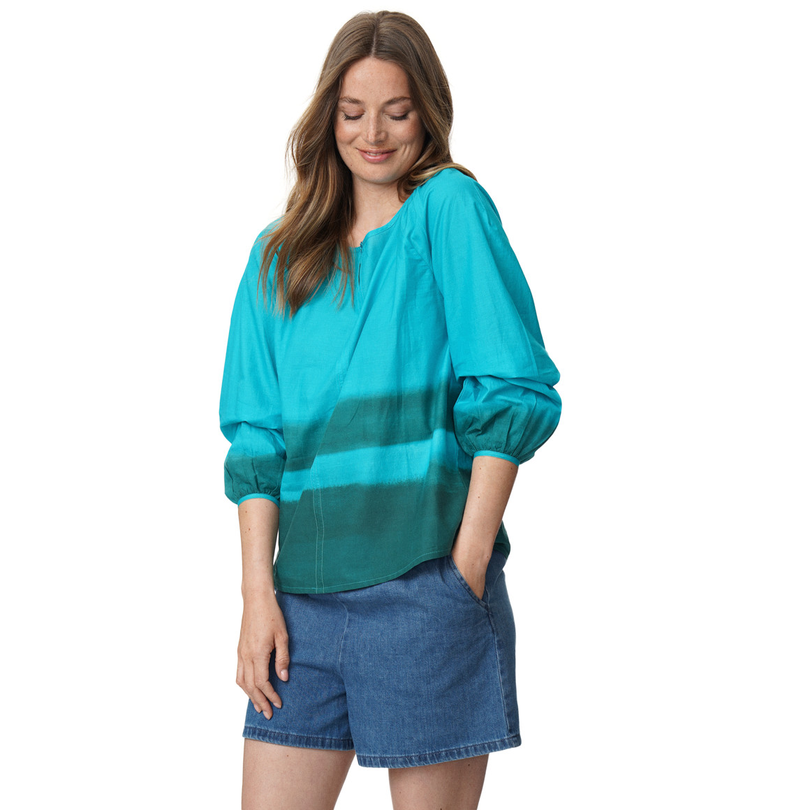 Damen Bluse mit Farbverlauf