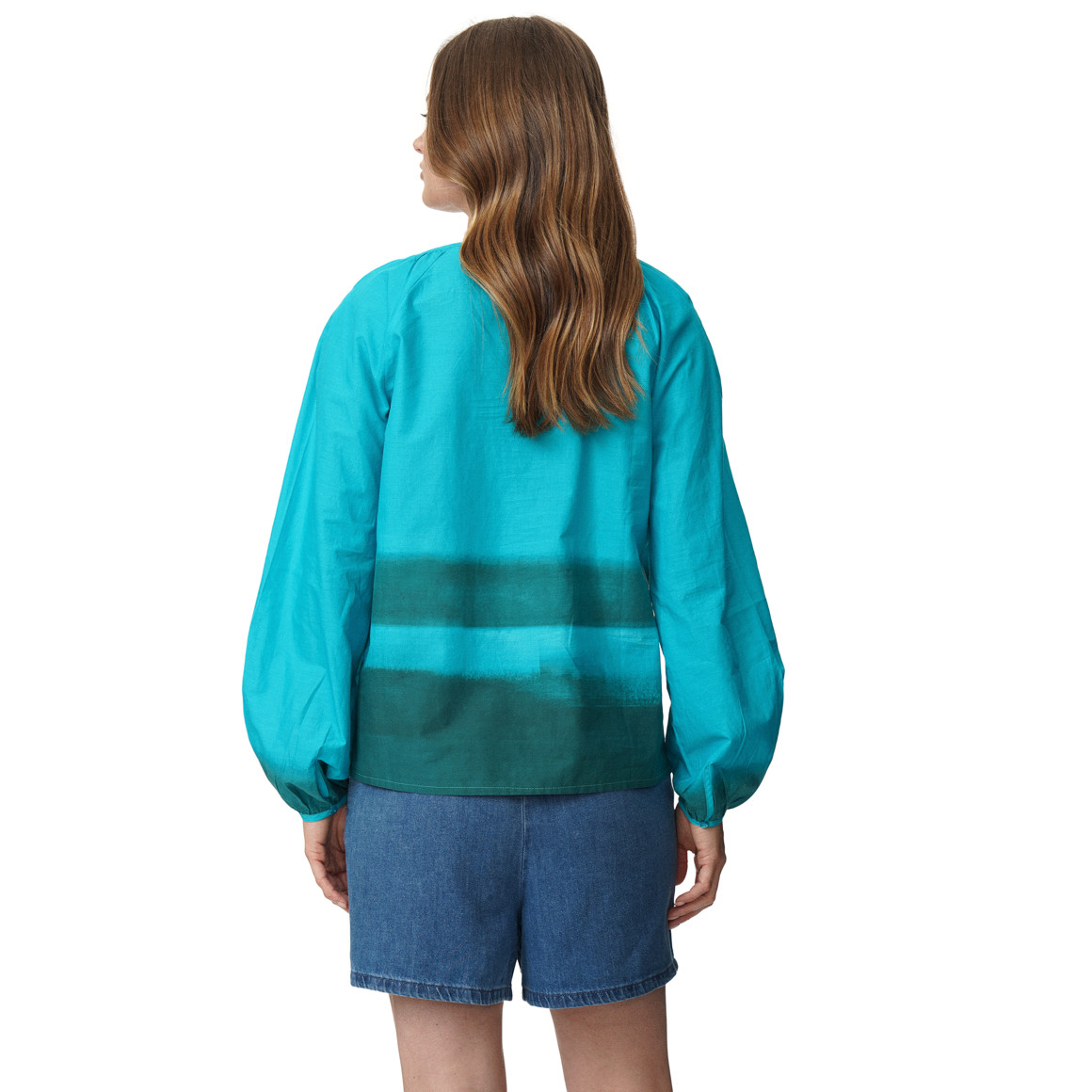 Damen Bluse mit Farbverlauf