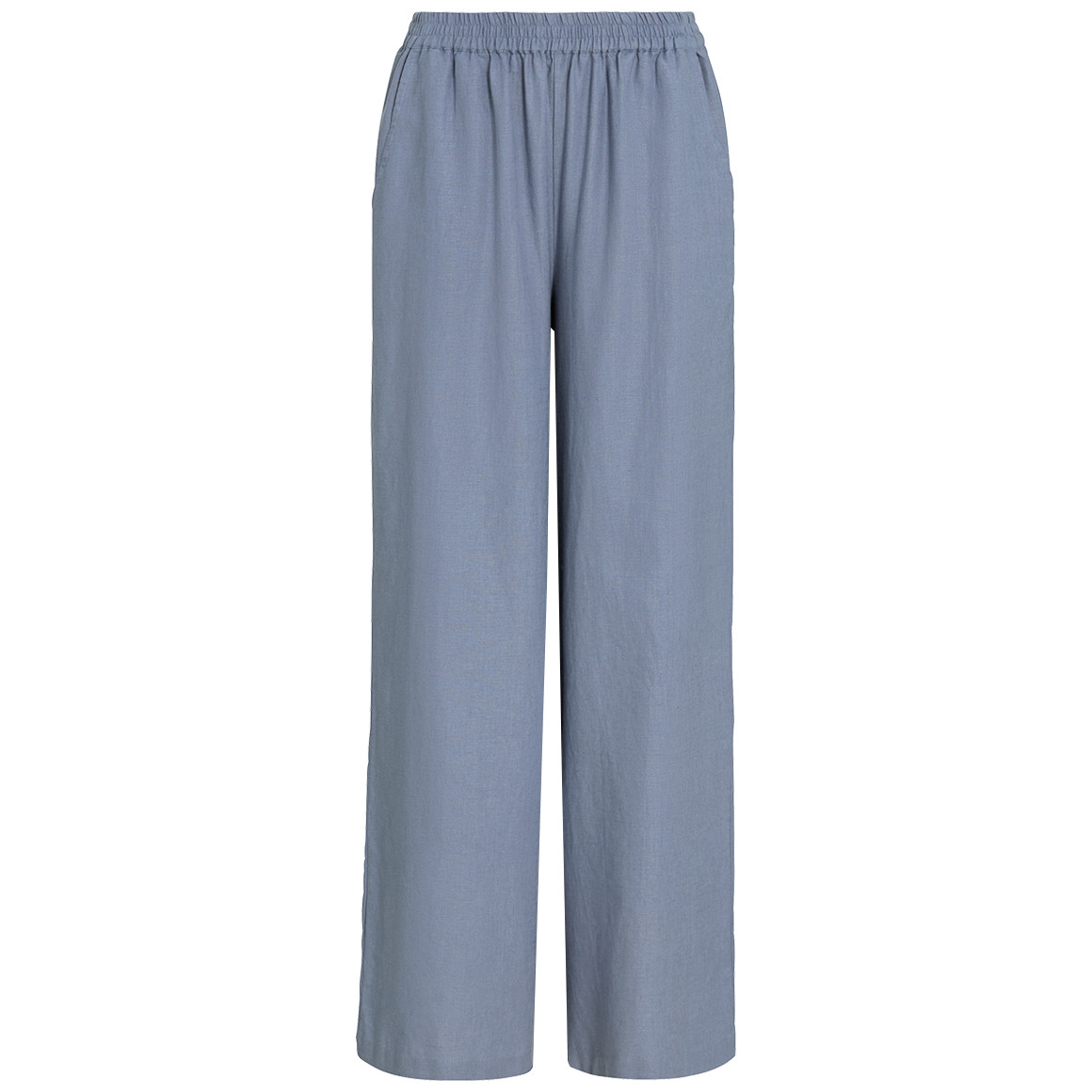 Damen Leinen-Hose mit Elastikbund