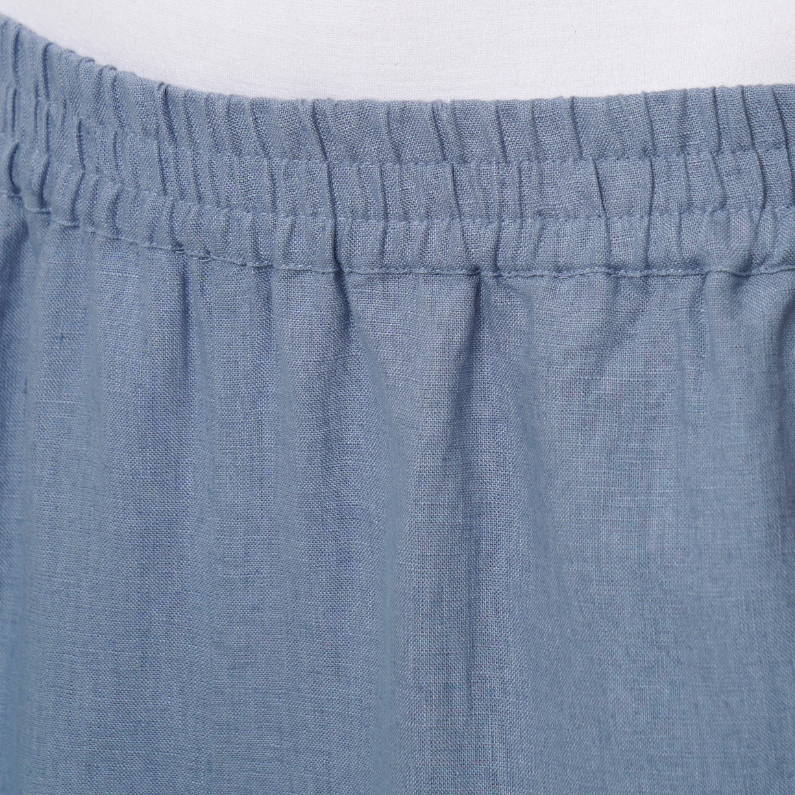 Damen Leinen-Hose mit Elastikbund