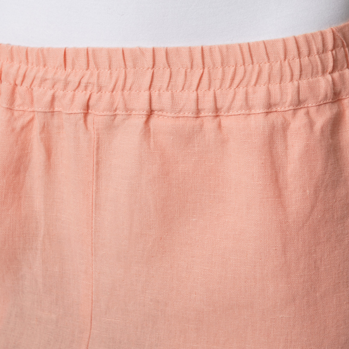 Damen Leinen-Shorts mit Elastikbund