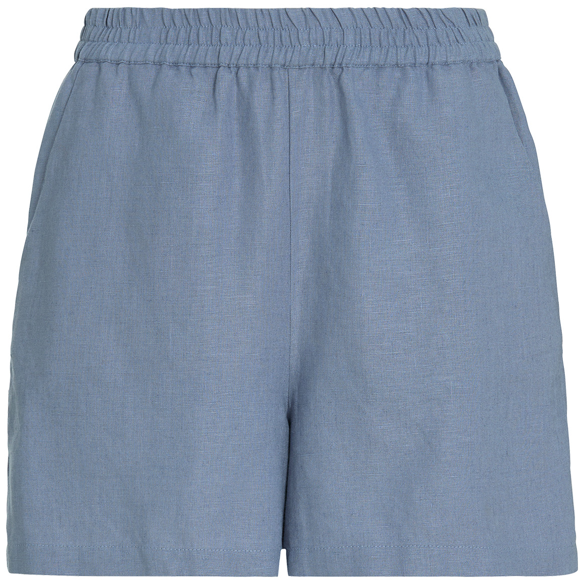 Damen Leinen-Shorts mit Elastikbund