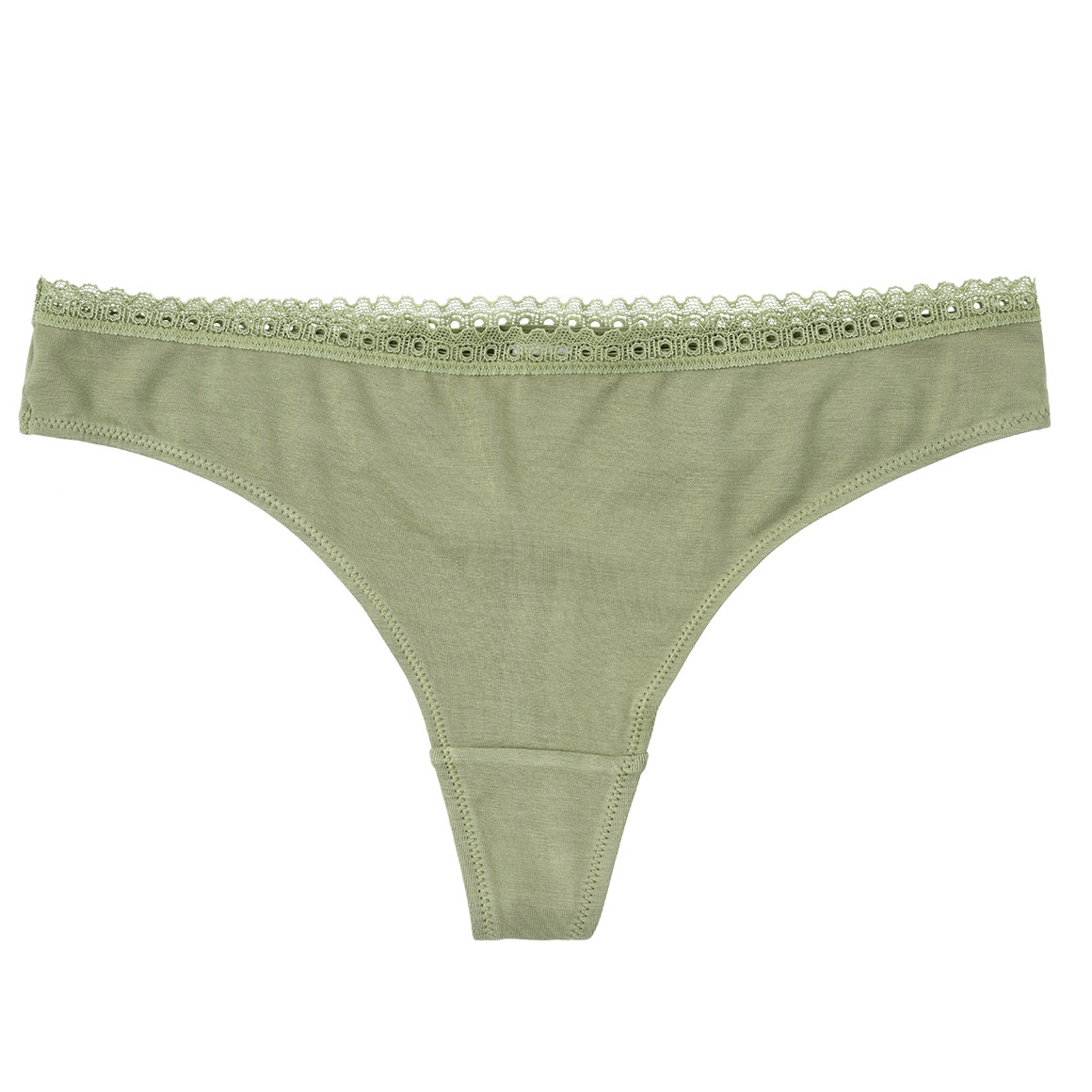 5 Damen Strings mit Spitze