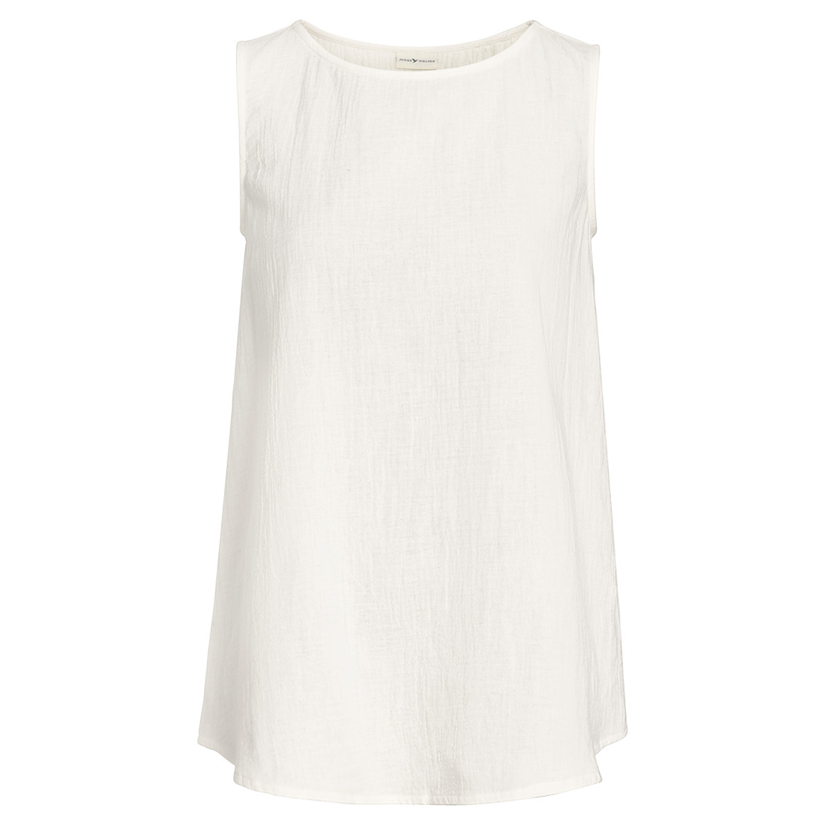 Damen Musselin-Top in Unifarben