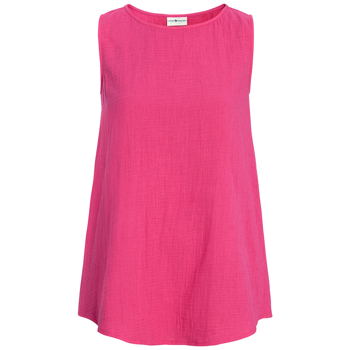 Damen Musselin-Top in Unifarben