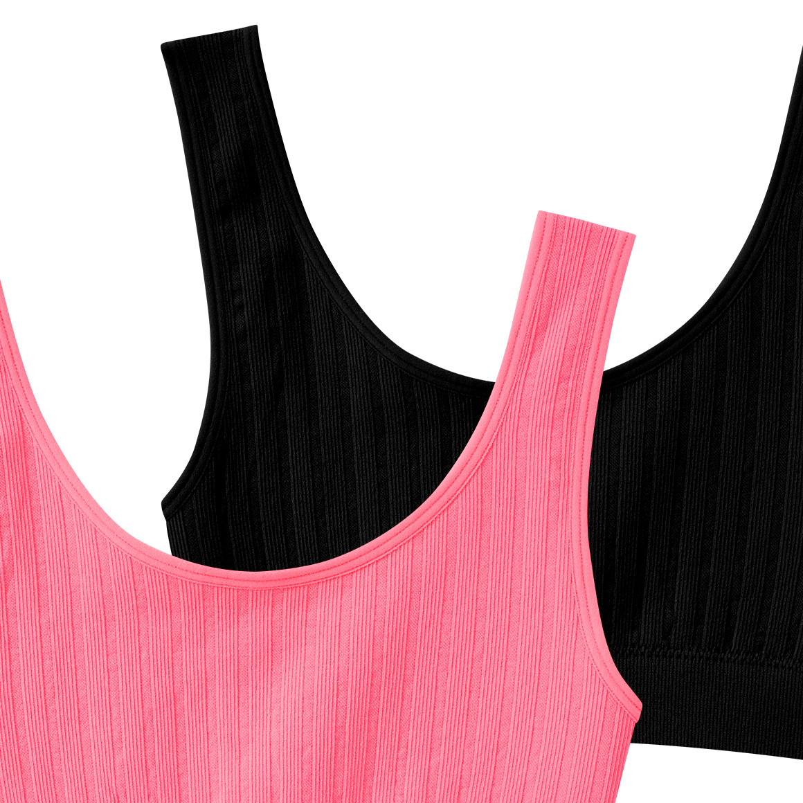 2 Mädchen Bustiers aus Mikrofaser