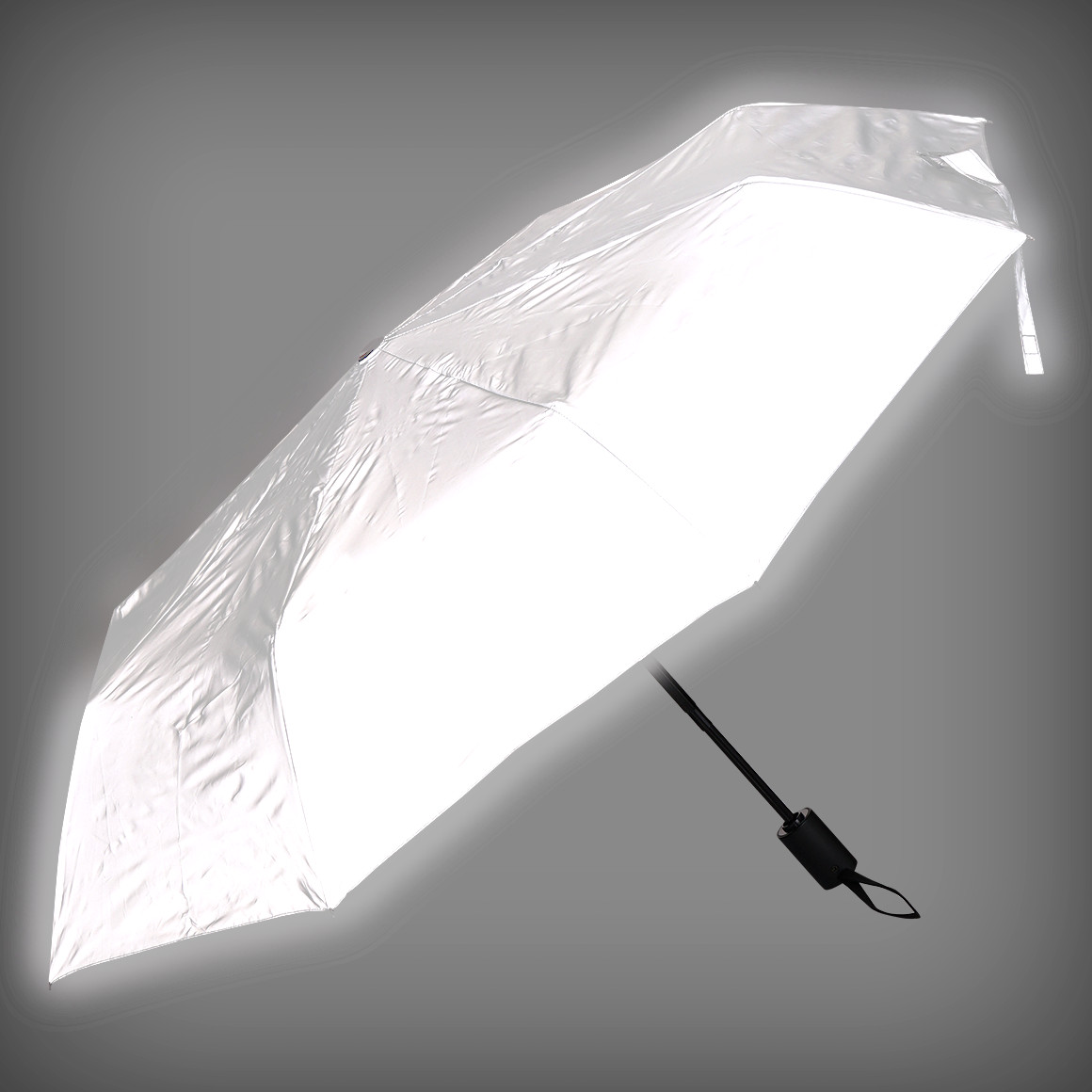 Regenschirm in reflektierender Optik