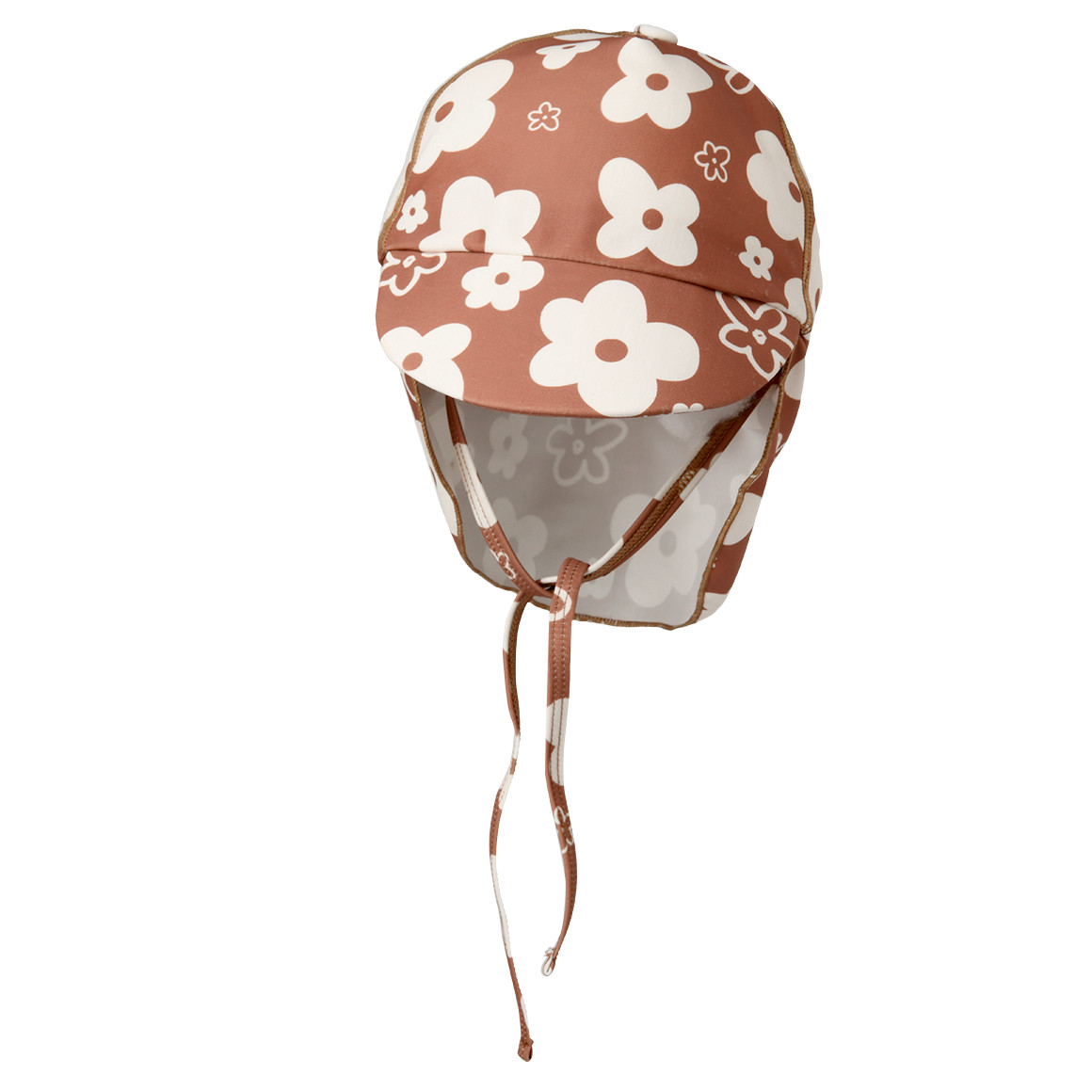 Baby UV-Badekappe mit Blumen UPF60