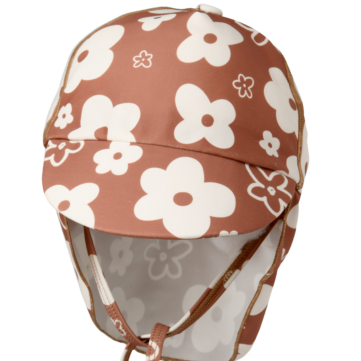 Baby UV-Badekappe mit Blumen UPF60