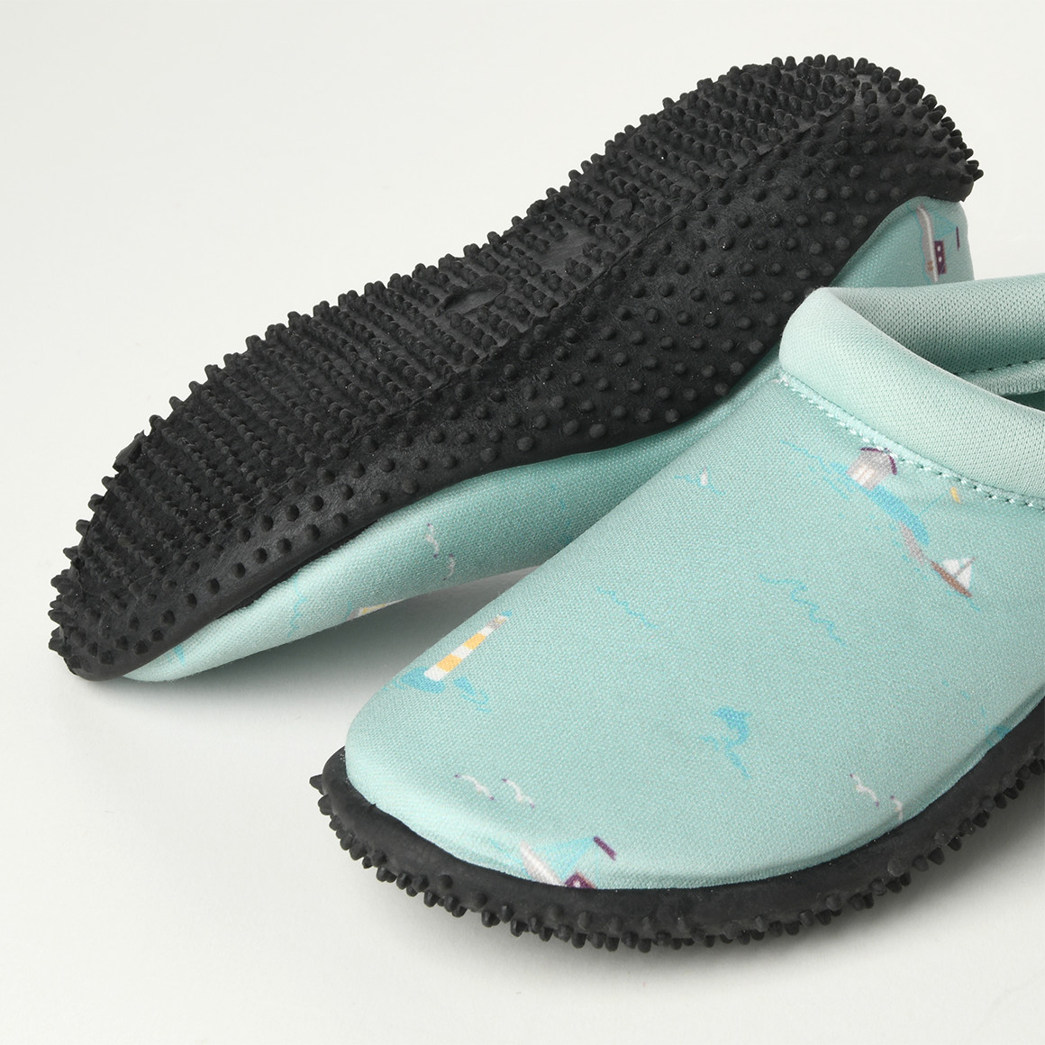 Baby Badeschuhe mit Segelschiffen