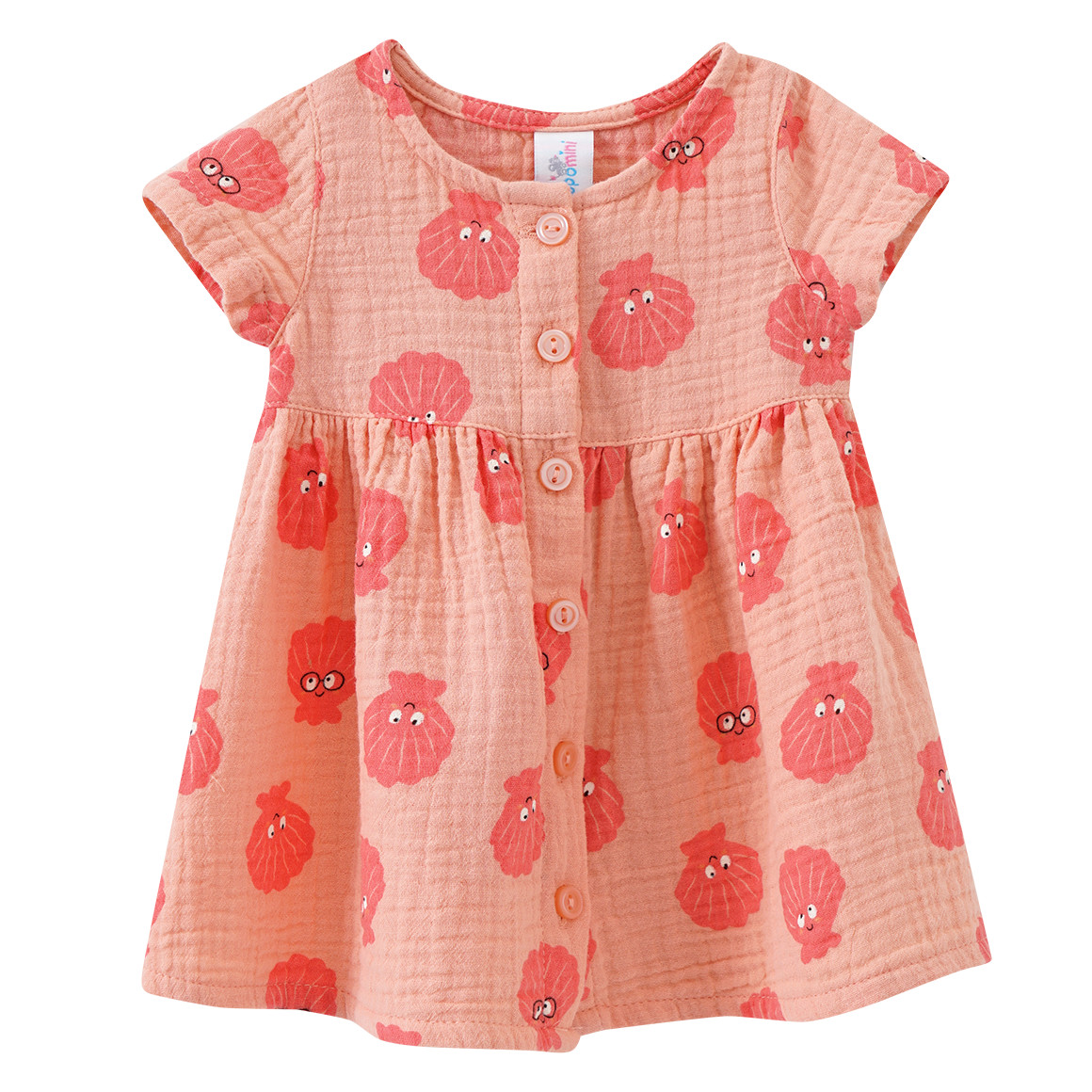 Newborn Musselin-Set Kleid, Shorts und Hut