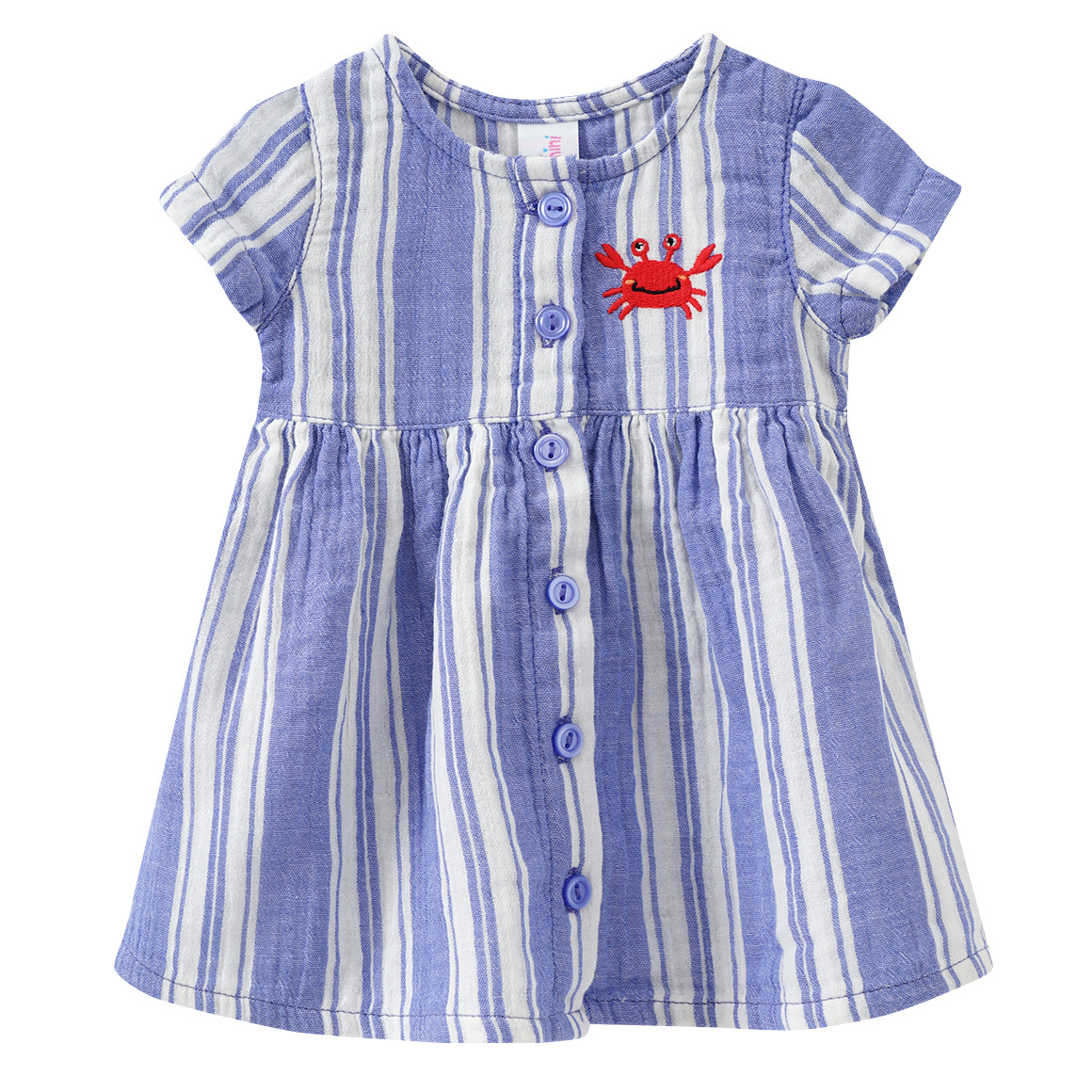 Newborn Musselin-Set Kleid, Shorts und Hut