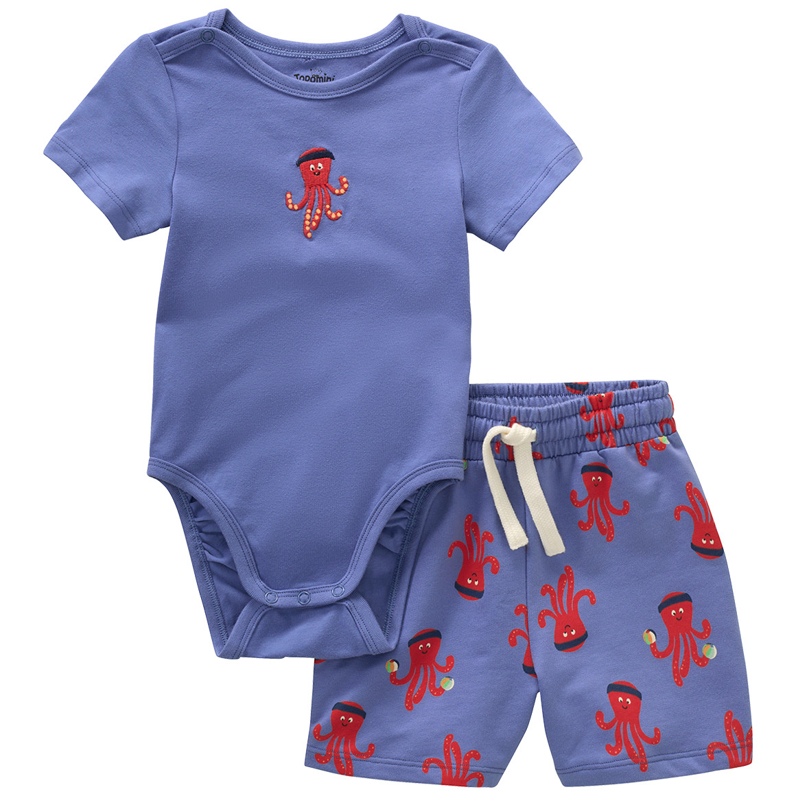 Newborn set van body en korte broek