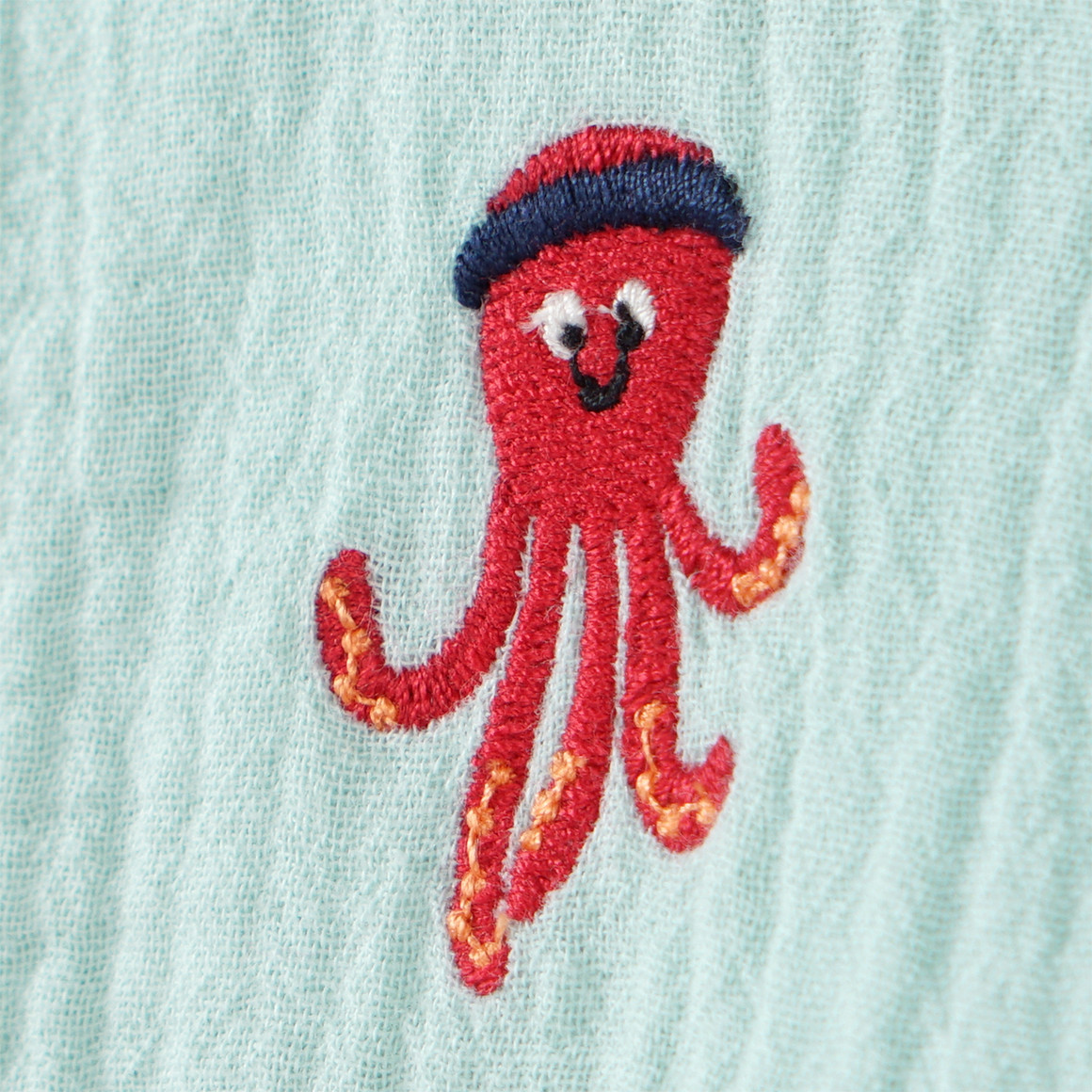 Newborn Musselin-Overall mit Stickerei
