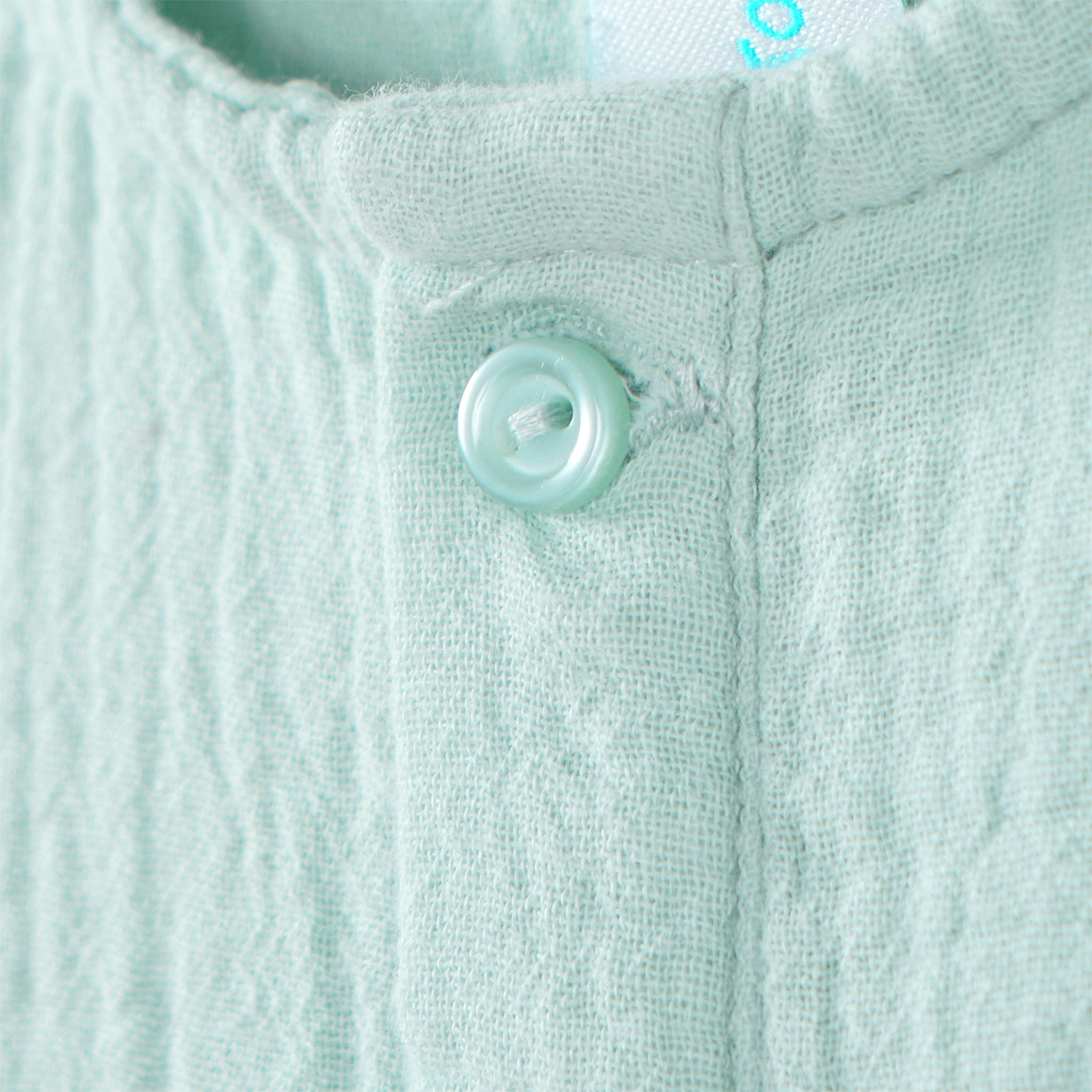 Newborn Musselin-Overall mit Stickerei