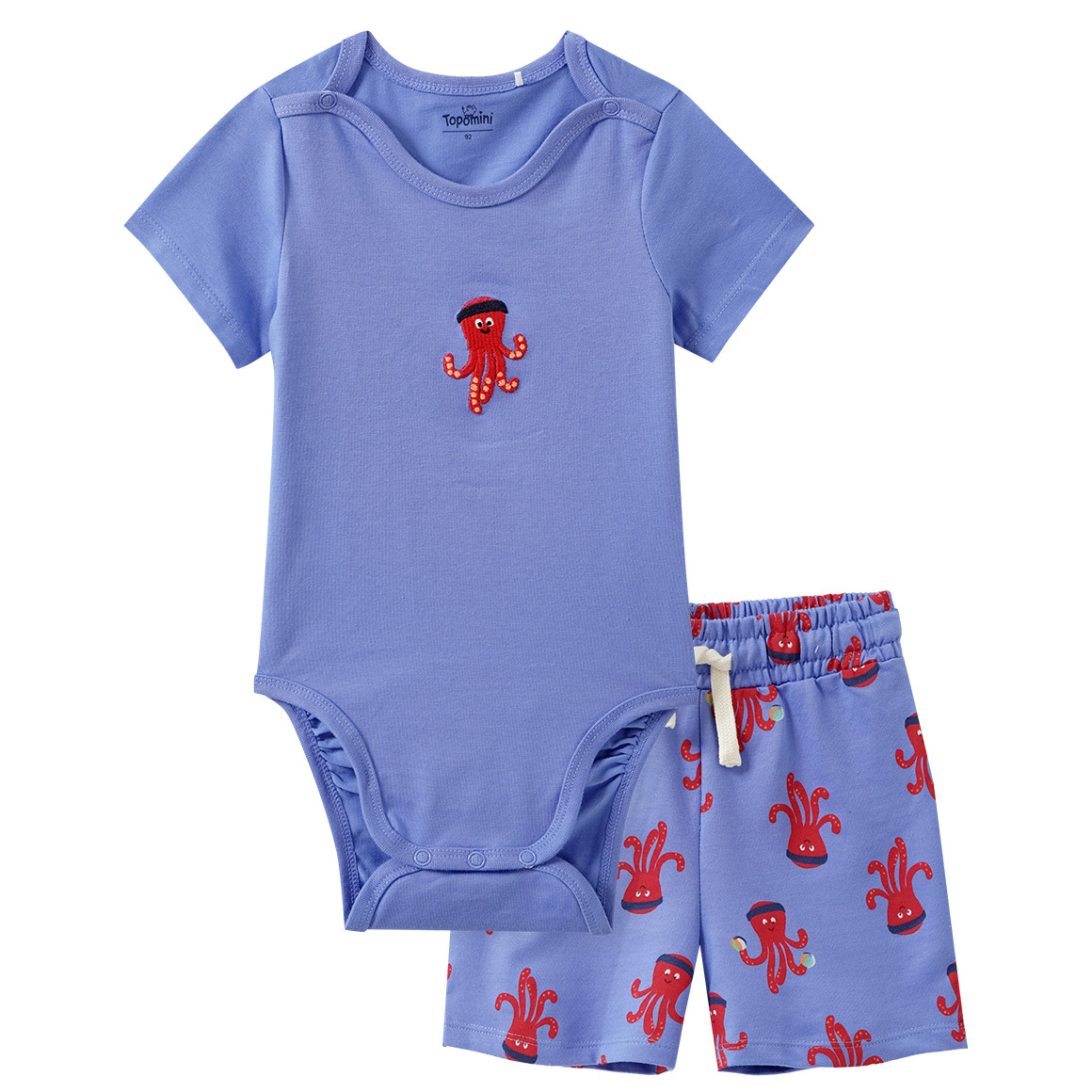 Babyset van body en korte broek