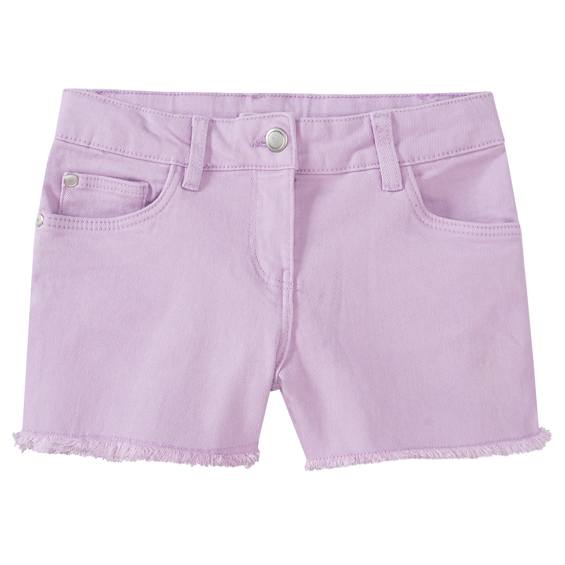 Mädchen Jeans-Shorts mit Fransen