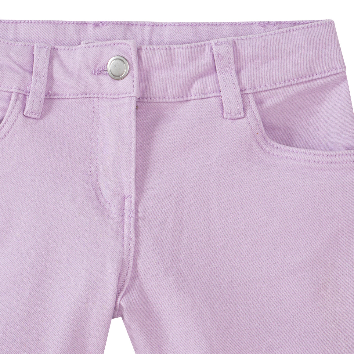 Mädchen Jeans-Shorts mit Fransen