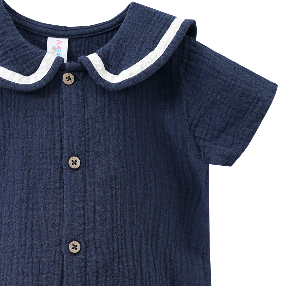 Baby Musselin-Overall aus Baumwolle